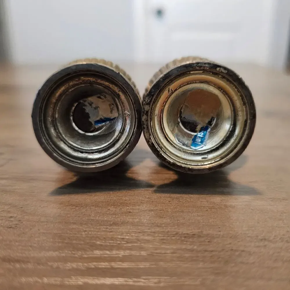 Vintage Salt and Pepper Shakers Silver Plated Tarnished 4